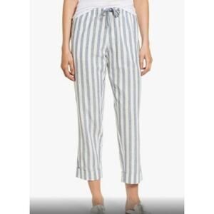 Rebecca Minkoff Vera Striped Drawstring Pants - Cropped - Size M - NWOT